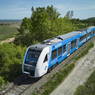 North America's first hydrogen passenger train